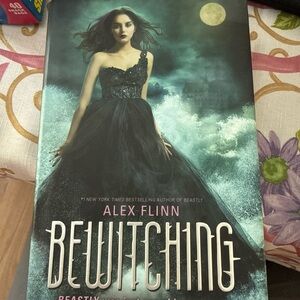 Bewitching by Alex Flinn - Teal & Black Cover Paperback